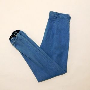 vintage 80s high waist stirrup jeans 30W